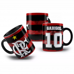 Caneca Porcelana (preta)      